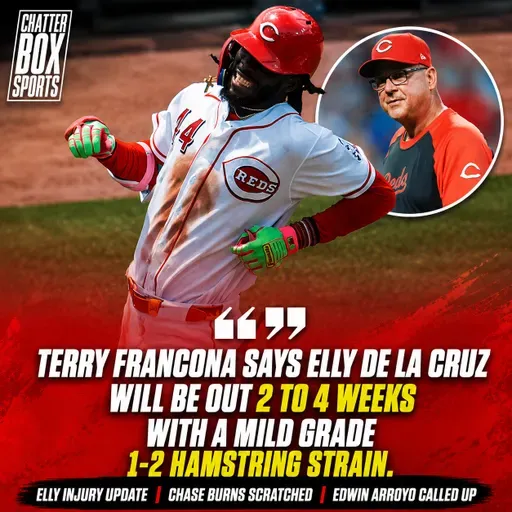 Terry Francona Gives Injury Update on Elly De La Cruz, Explains Why Chase Burns Was Scratched | Cincinnati Reds News