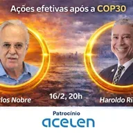 Live “Ações efetivas após a COP30", com Carlos Nobre