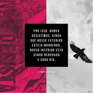 Não desanime. Apesar de tudo, Jesus é o ponto positivo em sua vida. 