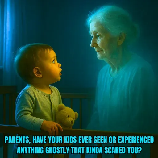 Parents, have your kids ever seen or experienced anything ghostly that kinda scared you?