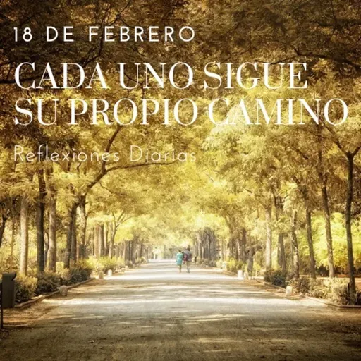 Reflexiones Diarias: Feb,18. “CADA UNO SIGUE SU PROPIO CAMINO”