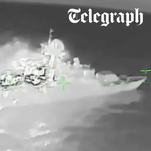 Russians flee sinking warship after Ukrainian attack & Kyiv strikes ‘volcanic’ oil refinery for fifth time