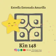 Kin 148 - Estrella Entonada Amarilla