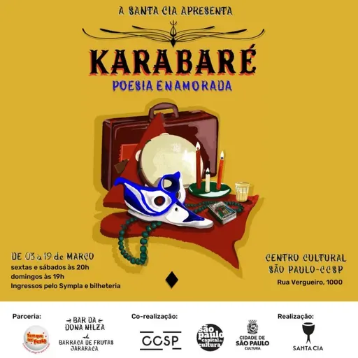 TEASER: Karabaré- Poesia Enamorada, EM TEMPORADA NO CCSP