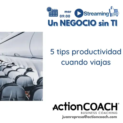 ¿Cómo optimizas tu productividad cuando viajas?