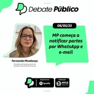 MP começa a notificar partes por WhatsApp e e-mail