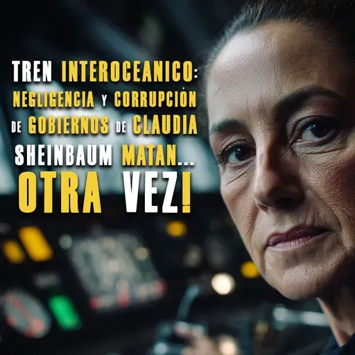 Tren interoceánico: Negligencia y corrupción de gobiernos de Claudia Sheinbaum matan… otra vez!