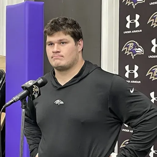Tyler Linderbaum says Ravens must be ready for “really hard-nosed” New England defense