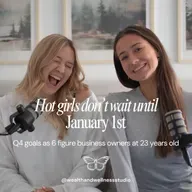 Q4 goals as 6 figure business owners at 23 years old