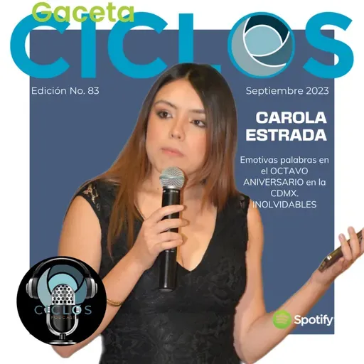 CAROLA ESTRADA Emotivas palabras en la cena de gala de nuestro OCTAVO ANIVERSARIO