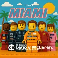 Lego y McLaren: Ganadores en Miami