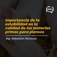 Importancia de la estabilidad en la calidad de las materias primas para piensos