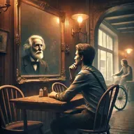 #547 - På cafe med en eldre versjon av deg selv