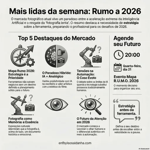 Resumo da Semana: Apple, Slow Photo e o Planejamento 2026.