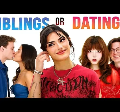 Guess The Couple Before They Kiss (Siblings or Dating?)