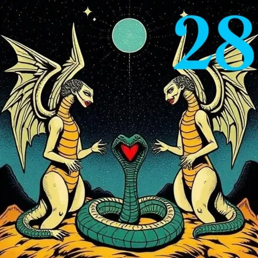 Buenos presagios, 28 (voz humana)