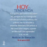 Noticias de liberación ~ Devocional de Jóvenes ~ 30 de agosto 2025