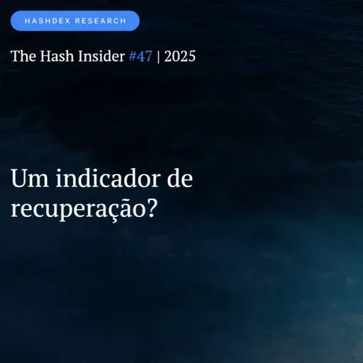 The Hash Insider #47 | 2025: Um indicador de recuperação?