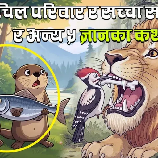 लोभी ब्वाँसो र मूर्ख मुसा । ५ रमाइला र ज्ञानबर्धक कथाहरु । 5 Moral Stories