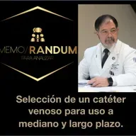 Selección de un catéter venoso para uso a mediano y largo plazo.