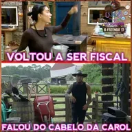Wallas falou do CABELO da CAROL + Michele voltou a ser FISCAL + Matheus promete ROÇA | A Fazenda 17
