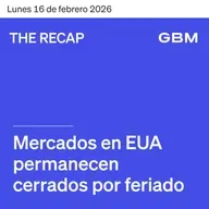 THE RECAP 16-02-2026 Mercados en EUA permanecen cerrados por feriado