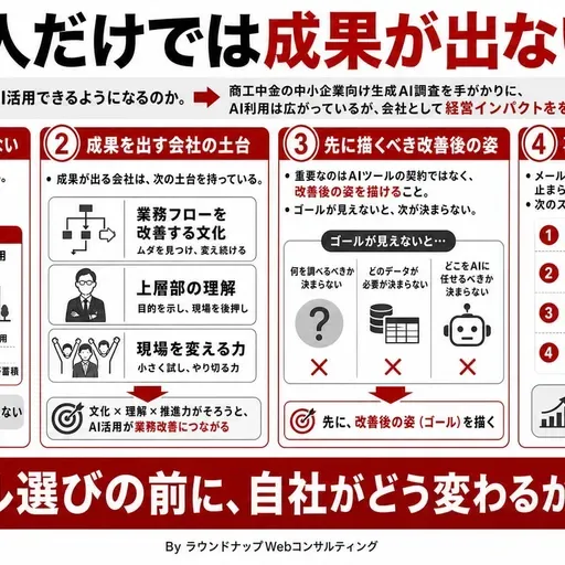 第593回：中小企業のAI活用の現状を商工中金のデータから読む、そして本当に必要な「要素」とは何か？