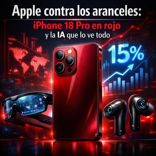 Apple contra los aranceles, iPhone 18 Pro en rojo y Visual Intelligence en los wearables
