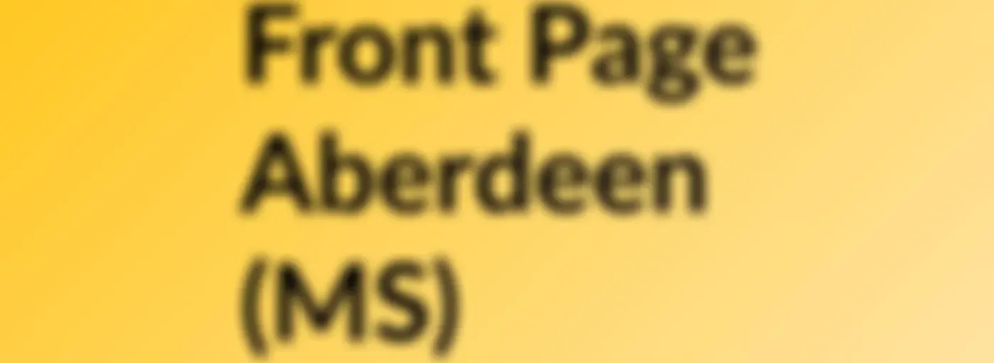 Front Page Aberdeen (MS)