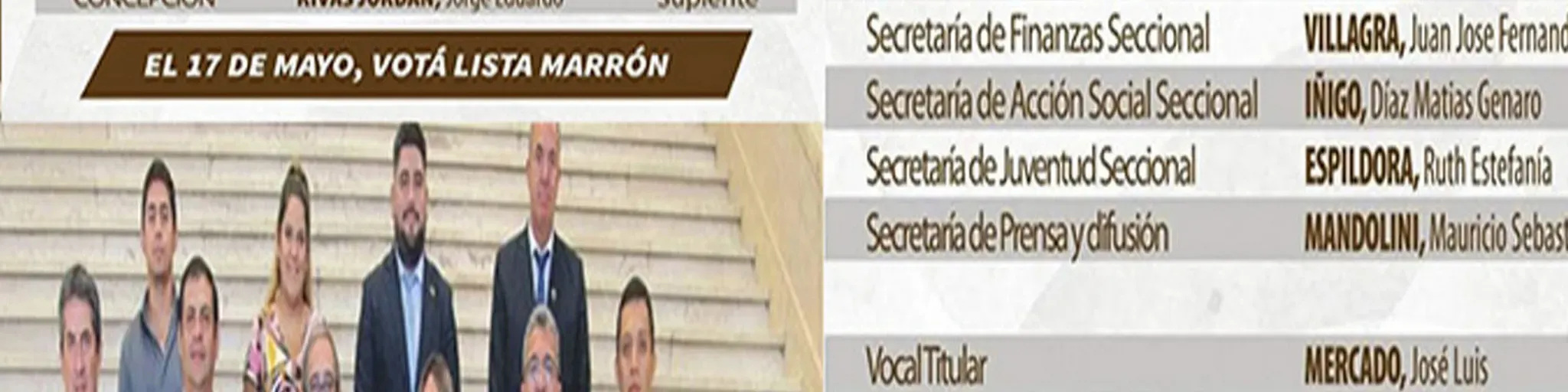 UEJN Seccional 5 Tucuman - Mary Paz secretaria general 2022
