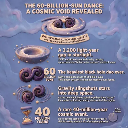 Black holes slingshot two billion stars