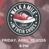 Laura Clary of GBMC SAFE team invites Nestor to Walk A Mile In Their Shoes on April 17th in Towson