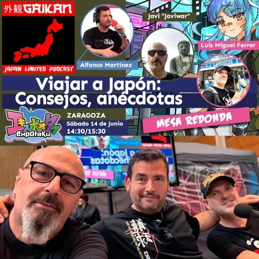 T3 #72 - Directo en ExpOtaku - Viajar a Japón: Consejos y anécdotas con Luis Miguel, Alfonso M. González y Javiwar
