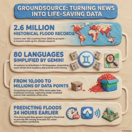 From Local News to GroundSource: AI That Predicts Floods 24 Hours Ahead