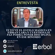 Tuto ve el estilo masista en Edman Lara y cuestiona si Paz podrá poner disciplina en ese binomio