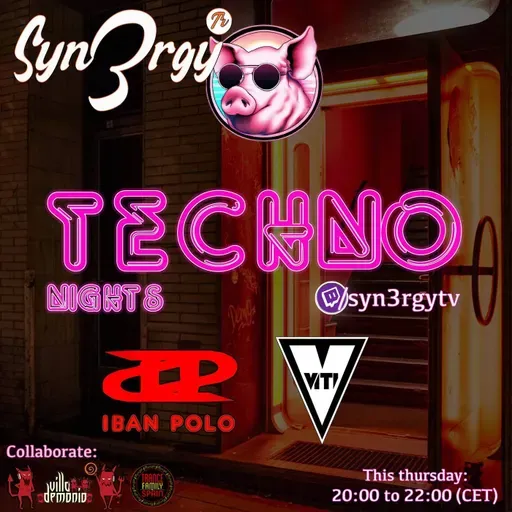 Syn3rgy TV - Techno Nights with Viti & Iban Polo - 23-11-2023 - (Techno & Peak Set)