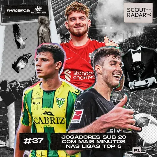 #37 Scout Radar | Jogadores sub-20 com mais minutos nas ligas top-6 (Parte 1)