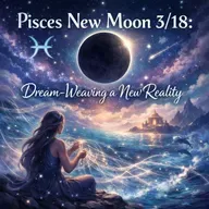 Pisces New Moon 3/18/26: Dream, Heal and Manifest-  What It Means for Your Zodiac Sign
