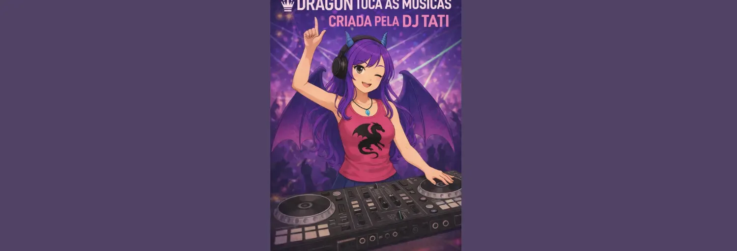 DRAGON TOCA AS MUSICAS CRIADA PELA DJ TATI