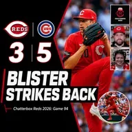 Game 94 - Cubs 5, Reds 3 (Nick Lodolo: The Blister Strikes Back!)