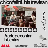 Rabiscos 7 anos! A arte de contas histórias - com Chico Felitti e Bia Trevisan