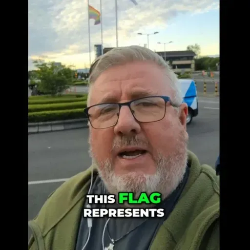 Adrian & Jer Go Head to Head With Far Right Activist Phillip Dwyer Over Pride Flag