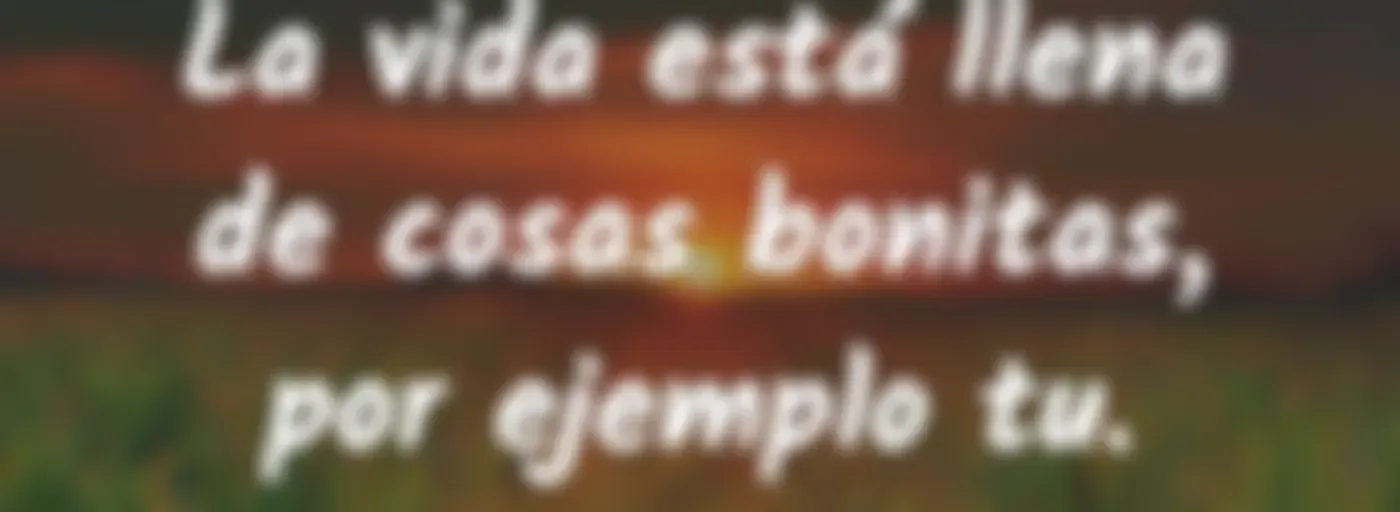 Cosas bonitas