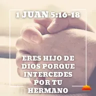 1 Juan 5:16-18 - Eres hijo de Dios porque intercedes por tu hermano | Devocional cristiano diario