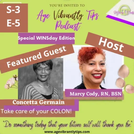 WINSDAY Special Episode with Concetta Germain. How to lower STRESS and take care of your COLON. 