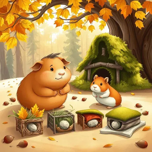 Pištík a Zapratý stavajú super teplý domček