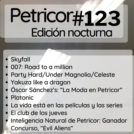 Petricor 123 Edición nocturna