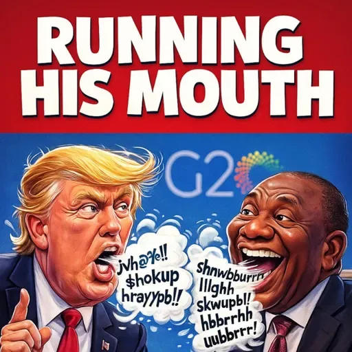 Running His Mouth (Ramaphosa, Trump and the G20)
