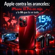 Apple contra los aranceles, iPhone 18 Pro en rojo y Visual Intelligence en los wearables