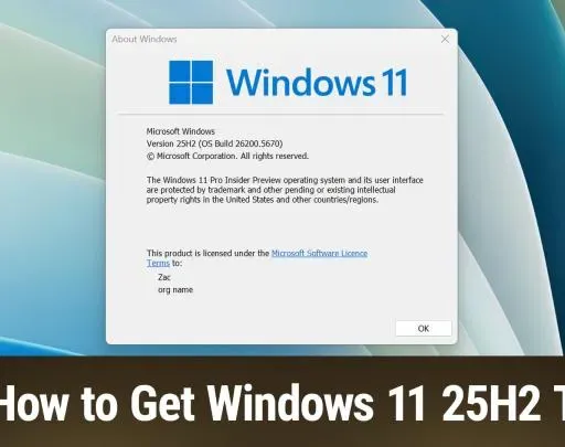 Hands-On Windows 162: Get Windows 11 25H2 Today
